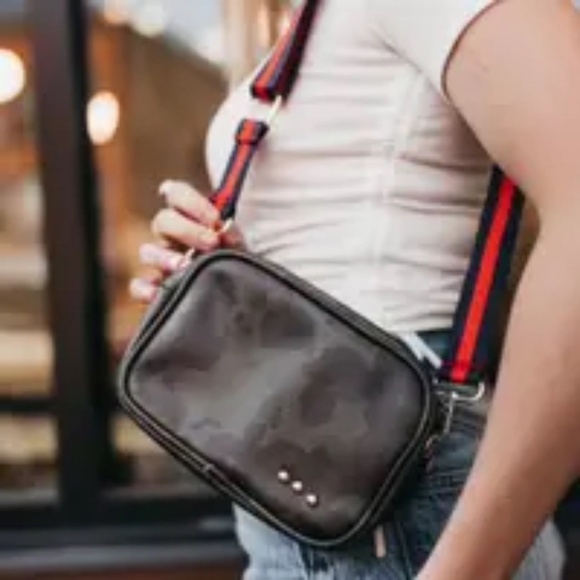 Carlie Camo Faux Leather Crossbody - Picture 1 of 7